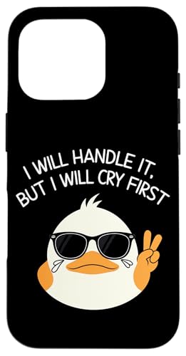 Lustige Ente Weint Sarkastisch Tier Hülle für iPhone 16 Pro Lustige Ente Weint Sarkastisch Tier Hülle für iPhone 16 Pro von Humor Geschenk Emotional Frauen Männer