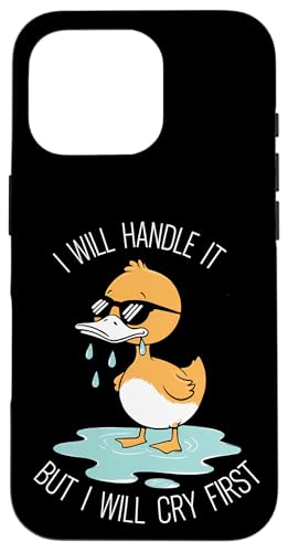 Lustige Ente Weint Sarkastisch Tier Hülle für iPhone 16 Pro Lustige Ente Weint Sarkastisch Tier Hülle für iPhone 16 Pro von Humor Geschenk Emotional Frauen Männer