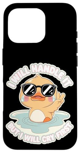 Lustige Ente Weint Sarkastisch Tier Hülle für iPhone 16 Pro Lustige Ente Weint Sarkastisch Tier Hülle für iPhone 16 Pro von Humor Geschenk Emotional Frauen Männer