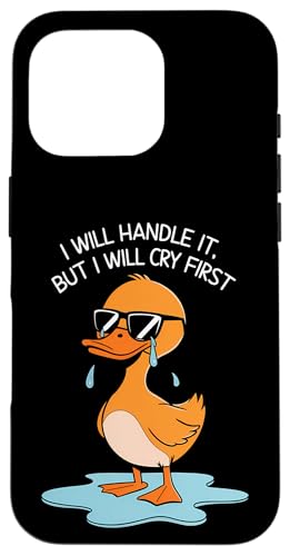 Lustige Ente Weint Sarkastisch Tier Hülle für iPhone 16 Pro Lustige Ente Weint Sarkastisch Tier Hülle für iPhone 16 Pro von Humor Geschenk Emotional Frauen Männer