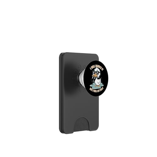 Lustige Ente Weint Sarkastisch Tier PopSockets PopWallet für MagSafe Lustige Ente Weint Sarkastisch Tier PopSockets PopWallet für MagSafe von Humor Geschenk Emotional Frauen Männer
