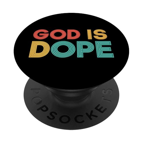 God Is Dope Vintage Art Witz PopSockets Klebender PopGrip God Is Dope Vintage Art Witz PopSockets Klebender PopGrip von Humor R Us