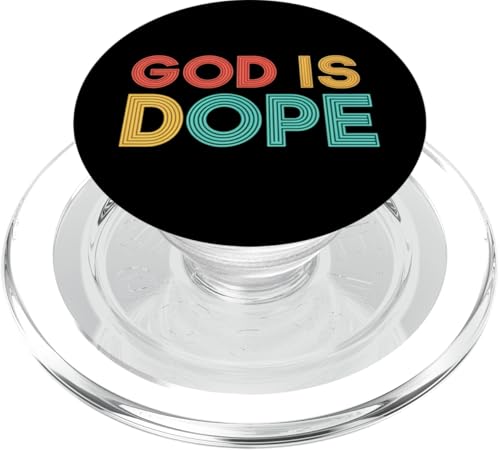 God Is Dope Vintage Art Witz PopSockets PopGrip für MagSafe God Is Dope Vintage Art Witz PopSockets PopGrip für MagSafe von Humor R Us