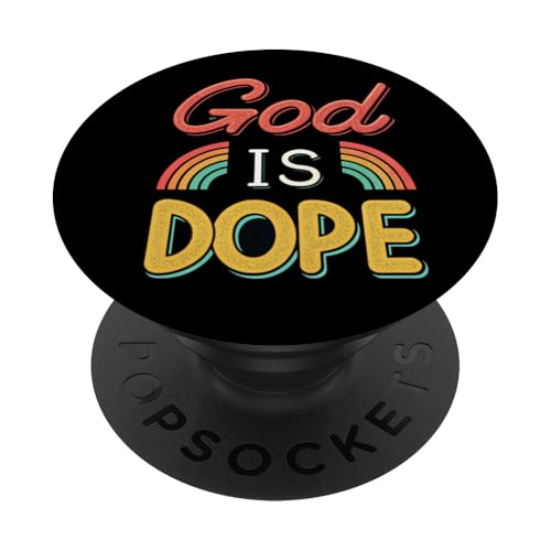 Gott ist cool, Vintage-Kunst PopSockets Klebender PopGrip von Humor R Us