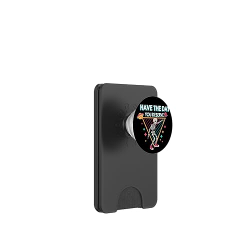 Hab den Tag, an dem du einen sarkastischen Witz verdienst PopSockets PopWallet für MagSafe von Humor R Us