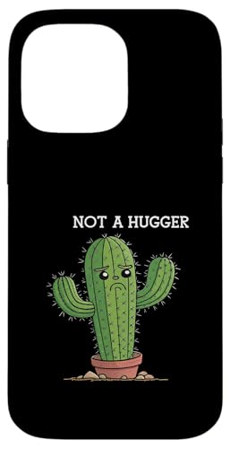 Not A Hugger Lustiger Kaktus Sarkastischer Witz Wortspiel Autismus Hülle für iPhone 14 Pro Max Not A Hugger Lustiger Kaktus Sarkastischer Witz Wortspiel Autismus Hülle für iPhone 14 Pro Max von Humor R Us
