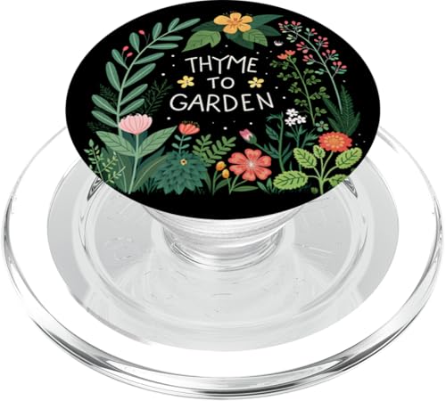 Thymian To Garden Witz Sarkastische Pflanzen Wortspiel PopSockets PopGrip für MagSafe Thymian To Garden Witz Sarkastische Pflanzen Wortspiel PopSockets PopGrip für MagSafe von Humor R Us