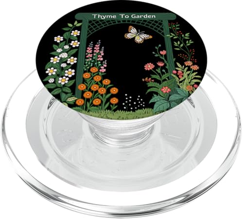 Thymian To Garden Witz Sarkastische Pflanzen Wortspiel PopSockets PopGrip für MagSafe Thymian To Garden Witz Sarkastische Pflanzen Wortspiel PopSockets PopGrip für MagSafe von Humor R Us
