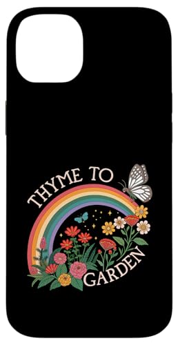 Thymian To Garden Witz sarkastische Pflanzen Wortspiel Regenbogen Schmetterling Hülle für iPhone 14 Plus Thymian To Garden Witz sarkastische Pflanzen Wortspiel Regenbogen Schmetterling Hülle für iPhone 14 Plus von Humor R Us