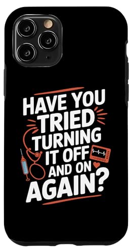 Haben Sie versucht, es ein- und auszuschalten Hülle für iPhone 11 Pro Haben Sie versucht, es ein- und auszuschalten Hülle für iPhone 11 Pro von Humor Tech Support IT Computer Lovers