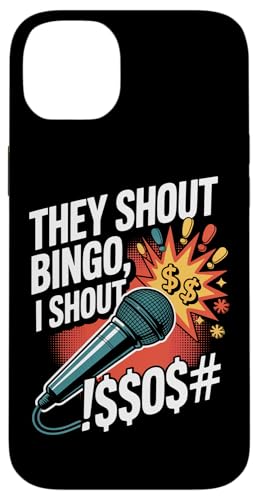 They Shout Bingo I Shout Mikrofon Humor Hülle für iPhone 14 Plus They Shout Bingo I Shout Mikrofon Humor Hülle für iPhone 14 Plus von Humorous Bingo Enthusiasts Microphone Comedy