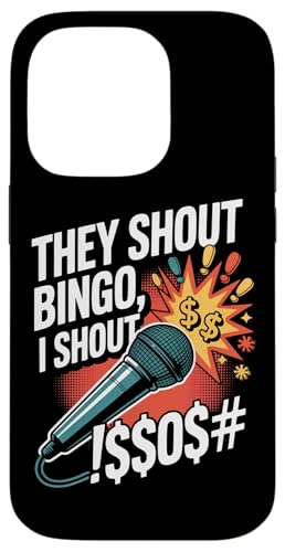 They Shout Bingo I Shout Mikrofon Humor Hülle für iPhone 14 Pro They Shout Bingo I Shout Mikrofon Humor Hülle für iPhone 14 Pro von Humorous Bingo Enthusiasts Microphone Comedy