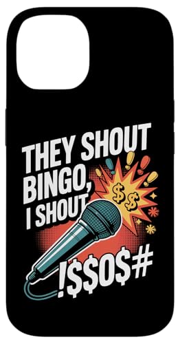 They Shout Bingo I Shout Mikrofon Humor Hülle für iPhone 14 They Shout Bingo I Shout Mikrofon Humor Hülle für iPhone 14 von Humorous Bingo Enthusiasts Microphone Comedy
