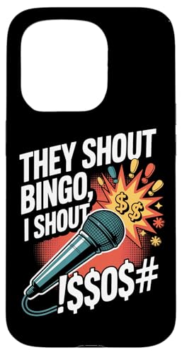 They Shout Bingo I Shout Mikrofon Humor Hülle für iPhone 15 Pro They Shout Bingo I Shout Mikrofon Humor Hülle für iPhone 15 Pro von Humorous Bingo Enthusiasts Microphone Comedy