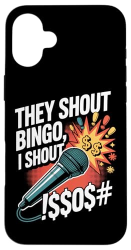 They Shout Bingo I Shout Mikrofon Humor Hülle für iPhone 16 Plus They Shout Bingo I Shout Mikrofon Humor Hülle für iPhone 16 Plus von Humorous Bingo Enthusiasts Microphone Comedy