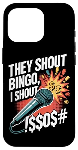 They Shout Bingo I Shout Mikrofon Humor Hülle für iPhone 16 Pro They Shout Bingo I Shout Mikrofon Humor Hülle für iPhone 16 Pro von Humorous Bingo Enthusiasts Microphone Comedy