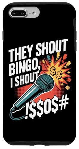 They Shout Bingo I Shout Mikrofon Humor Hülle für iPhone 7 Plus/8 Plus They Shout Bingo I Shout Mikrofon Humor Hülle für iPhone 7 Plus/8 Plus von Humorous Bingo Enthusiasts Microphone Comedy
