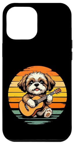 Hund spielt Gitarre Hülle für iPhone 12 Pro Max Hund spielt Gitarre Hülle für iPhone 12 Pro Max von Hund, der Gitarre spielt Design