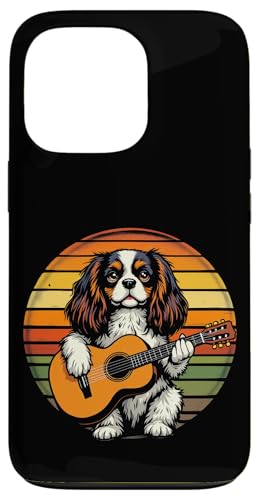Hund spielt Gitarre Hülle für iPhone 13 Pro von Hund, der Gitarre spielt Design