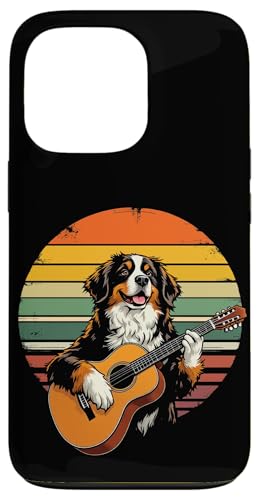 Hund spielt Gitarre Hülle für iPhone 13 Pro von Hund, der Gitarre spielt Design