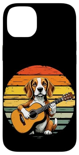 Hund spielt Gitarre Hülle für iPhone 14 Plus von Hund, der Gitarre spielt Design