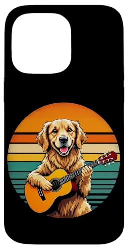 Hund spielt Gitarre Hülle für iPhone 14 Pro Max von Hund, der Gitarre spielt Design