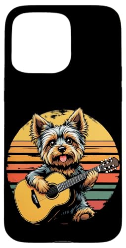 Hund spielt Gitarre Hülle für iPhone 15 Pro Max Hund spielt Gitarre Hülle für iPhone 15 Pro Max von Hund, der Gitarre spielt Design