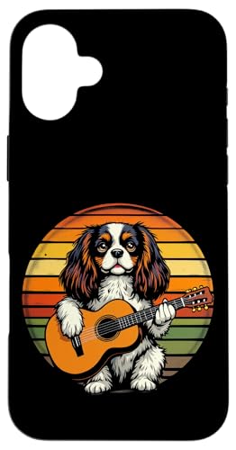 Hund spielt Gitarre Hülle für iPhone 16 Plus Hund spielt Gitarre Hülle für iPhone 16 Plus von Hund, der Gitarre spielt Design