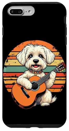 Hund spielt Gitarre Hülle für iPhone 7 Plus/8 Plus Hund spielt Gitarre Hülle für iPhone 7 Plus/8 Plus von Hund, der Gitarre spielt Design