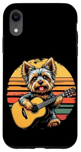 Hund spielt Gitarre Hülle für iPhone XR Hund spielt Gitarre Hülle für iPhone XR von Hund, der Gitarre spielt Design