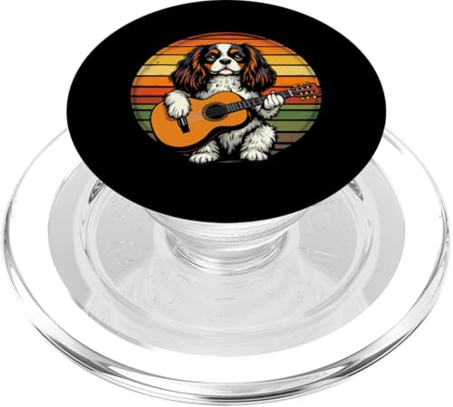 Hund spielt Gitarre PopSockets PopGrip für MagSafe Hund spielt Gitarre PopSockets PopGrip für MagSafe von Hund, der Gitarre spielt Design
