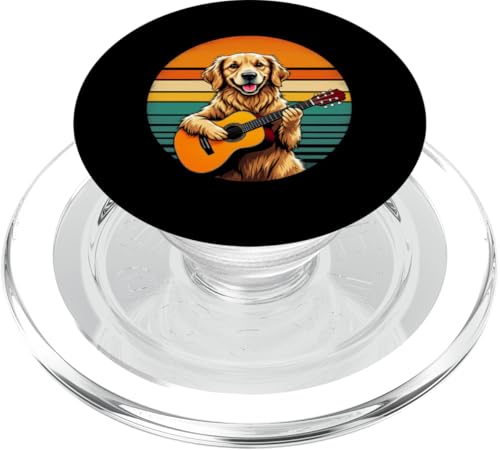 Hund spielt Gitarre PopSockets PopGrip für MagSafe Hund spielt Gitarre PopSockets PopGrip für MagSafe von Hund, der Gitarre spielt Design