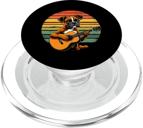 Hund spielt Gitarre PopSockets PopGrip für MagSafe Hund spielt Gitarre PopSockets PopGrip für MagSafe von Hund, der Gitarre spielt Design