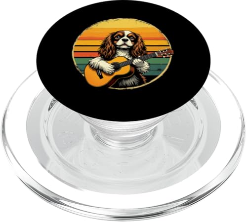 Hund spielt Gitarre PopSockets PopGrip für MagSafe Hund spielt Gitarre PopSockets PopGrip für MagSafe von Hund, der Gitarre spielt Design