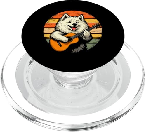 Hund spielt Gitarre PopSockets PopGrip für MagSafe Hund spielt Gitarre PopSockets PopGrip für MagSafe von Hund, der Gitarre spielt Design