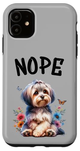 Hülle für iPhone 11 Havanese Lustiger Spruch Nope für Hundeliebhaber Hülle für iPhone 11 Havanese Lustiger Spruch Nope für Hundeliebhaber von Hunde Havanese Sprüche Weihnachten & Geschenkidee