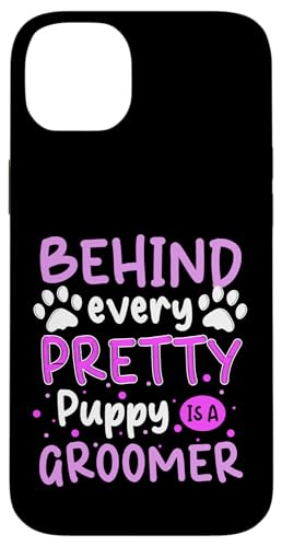 Behind Every Pretty Puppy Is A Groomer Dog Groomer Dog Salon Hülle für iPhone 14 Plus Behind Every Pretty Puppy Is A Groomer Dog Groomer Dog Salon Hülle für iPhone 14 Plus von Hundefriseur Desing Hundesalon