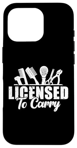 Licensed To Carry Dog Groomer Dog Salon Hülle für iPhone 16 Pro Licensed To Carry Dog Groomer Dog Salon Hülle für iPhone 16 Pro von Hundefriseur Desing Hundesalon