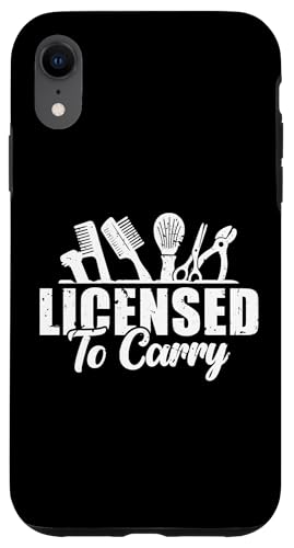 Licensed To Carry Dog Groomer Dog Salon Hülle für iPhone XR Licensed To Carry Dog Groomer Dog Salon Hülle für iPhone XR von Hundefriseur Desing Hundesalon