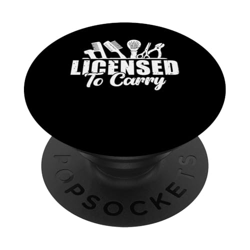 Licensed To Carry Dog Groomer Dog Salon PopSockets Klebender PopGrip Licensed To Carry Dog Groomer Dog Salon PopSockets Klebender PopGrip von Hundefriseur Desing Hundesalon