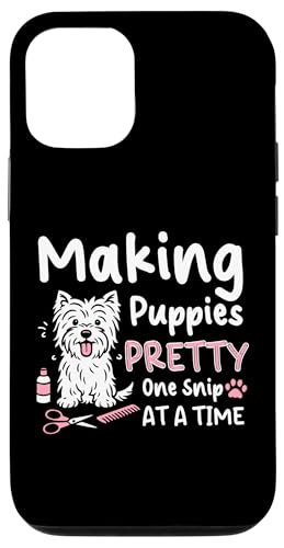 Making Puppies Pretty Dog Groomer Dog Salon Hülle für iPhone 12/12 Pro Making Puppies Pretty Dog Groomer Dog Salon Hülle für iPhone 12/12 Pro von Hundefriseur Desing Hundesalon