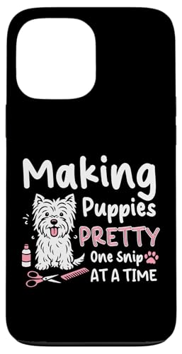 Making Puppies Pretty Dog Groomer Dog Salon Hülle für iPhone 13 Pro Max Making Puppies Pretty Dog Groomer Dog Salon Hülle für iPhone 13 Pro Max von Hundefriseur Desing Hundesalon