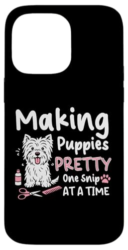 Making Puppies Pretty Dog Groomer Dog Salon Hülle für iPhone 14 Pro Max Making Puppies Pretty Dog Groomer Dog Salon Hülle für iPhone 14 Pro Max von Hundefriseur Desing Hundesalon