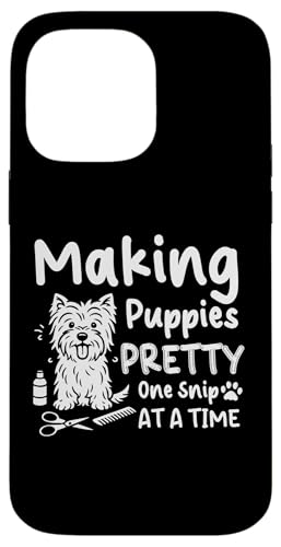 Making Puppies Pretty Dog Groomer Dog Salon Hülle für iPhone 14 Pro Max Making Puppies Pretty Dog Groomer Dog Salon Hülle für iPhone 14 Pro Max von Hundefriseur Desing Hundesalon