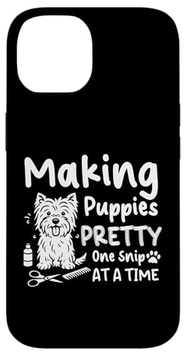 Making Puppies Pretty Dog Groomer Dog Salon Hülle für iPhone 14 Making Puppies Pretty Dog Groomer Dog Salon Hülle für iPhone 14 von Hundefriseur Desing Hundesalon