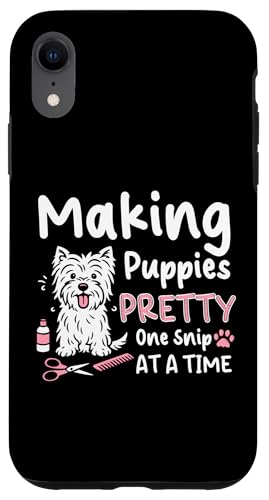 Making Puppies Pretty Dog Groomer Dog Salon Hülle für iPhone XR Making Puppies Pretty Dog Groomer Dog Salon Hülle für iPhone XR von Hundefriseur Desing Hundesalon