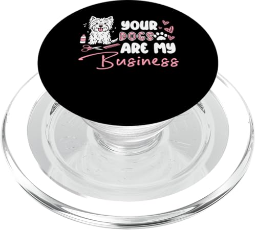 Your Dogs Are My Business Dog Groomer Dog Salon PopSockets PopGrip für MagSafe Your Dogs Are My Business Dog Groomer Dog Salon PopSockets PopGrip für MagSafe von Hundefriseur Desing Hundesalon