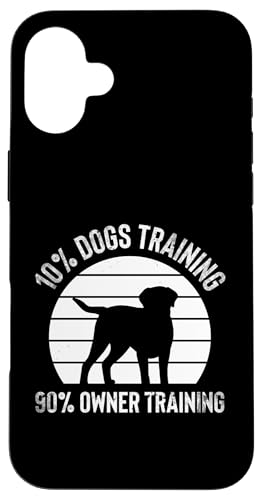 10% Dogs Training 90% Owner Training Dog Trainer Hülle für iPhone 16 Plus 10% Dogs Training 90% Owner Training Dog Trainer Hülle für iPhone 16 Plus von Hundetrainer Hundeschule Design Idee