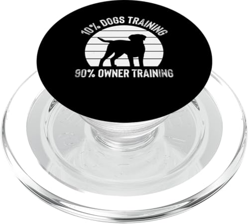 10% Dogs Training 90% Owner Training Dog Trainer PopSockets PopGrip für MagSafe 10% Dogs Training 90% Owner Training Dog Trainer PopSockets PopGrip für MagSafe von Hundetrainer Hundeschule Design Idee