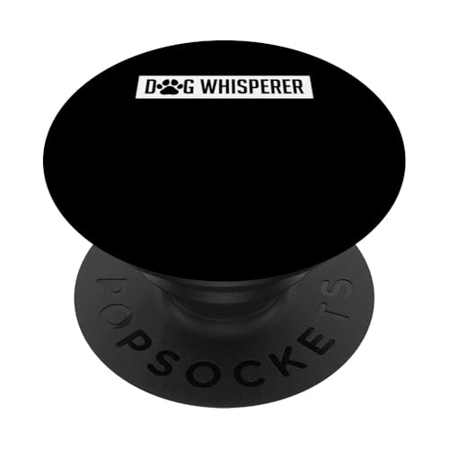 Dog Whisperer Dog Trainer Dog School PopSockets Klebender PopGrip Dog Whisperer Dog Trainer Dog School PopSockets Klebender PopGrip von Hundetrainer Hundeschule Design Idee